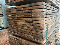 Geschaafde okan plank (70x) - afbeelding 2 van  3