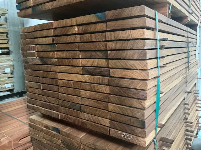 Geschaafde okan plank (70x) - afbeelding 2 van  3