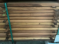 Geschaafde okan plank (70x) - afbeelding 1 van  3
