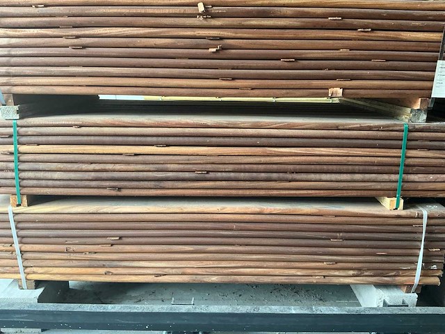 Geschaafde okan plank (81x) - afbeelding 1 van  4