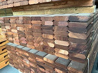 Geschaafde okan plank (81x) - afbeelding 3 van  4