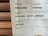 Geschaafde okan plank (81x) - afbeelding 3 van  3