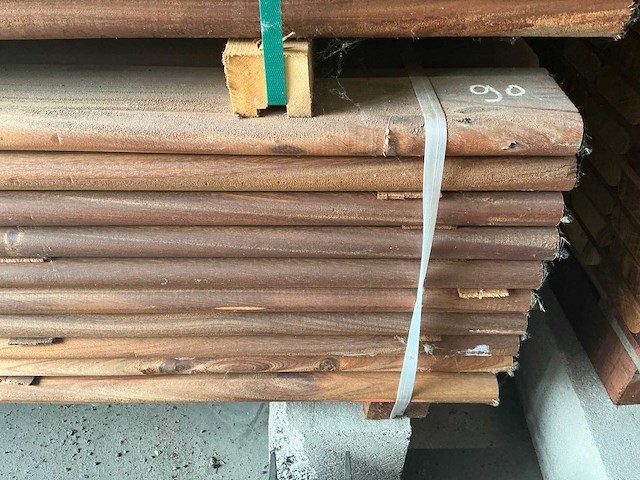 Geschaafde okan plank (90x) - afbeelding 2 van  4