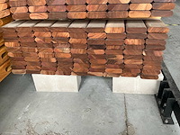Geschaafde okan plank (90x) - afbeelding 3 van  4