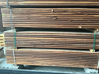 Geschaafde okan plank (90x) - afbeelding 1 van  4