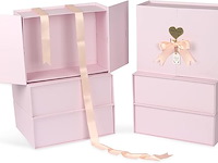 Geschenkdoos - set 4x6st - afbeelding 1 van  6