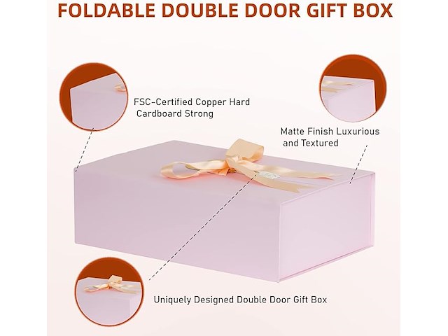 Geschenkdoos - set 4x6st - afbeelding 3 van  6