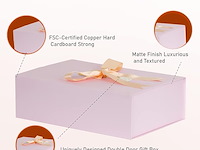 Geschenkdoos - set 4x6st - afbeelding 3 van  6