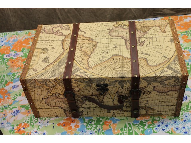 Geschenkvalies + geschenkkoffer voor 3 flessen - afbeelding 1 van  3