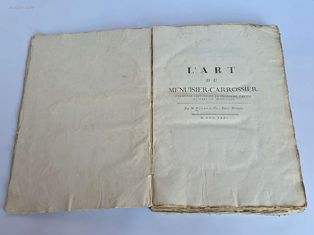 Geschiedkundig boek l'art du... - afbeelding 4 van  7