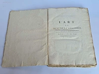 Geschiedkundig boek l'art du... - afbeelding 4 van  7