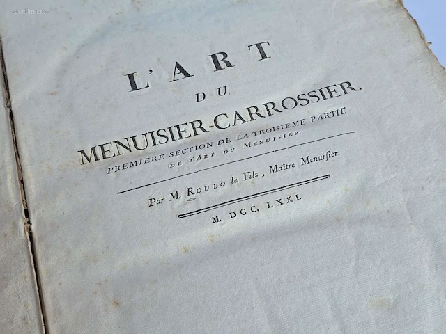 Geschiedkundig boek l'art du... - afbeelding 5 van  7
