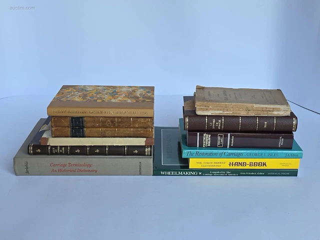 Geschiedkundig boeken koetsenbouw (12x) - afbeelding 1 van  10