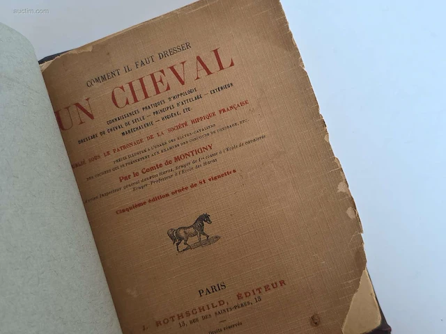 Geschiedkundig boeken paardenkennis de l'ecurie,... - afbeelding 4 van  15