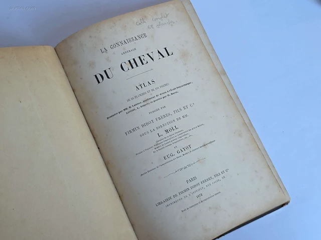 Geschiedkundig boeken paardenkennis du cheval,... - afbeelding 6 van  8
