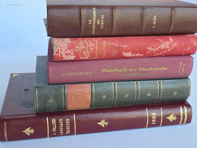Geschiedkundig boeken paardenkennis gründsatze... - afbeelding 2 van  8