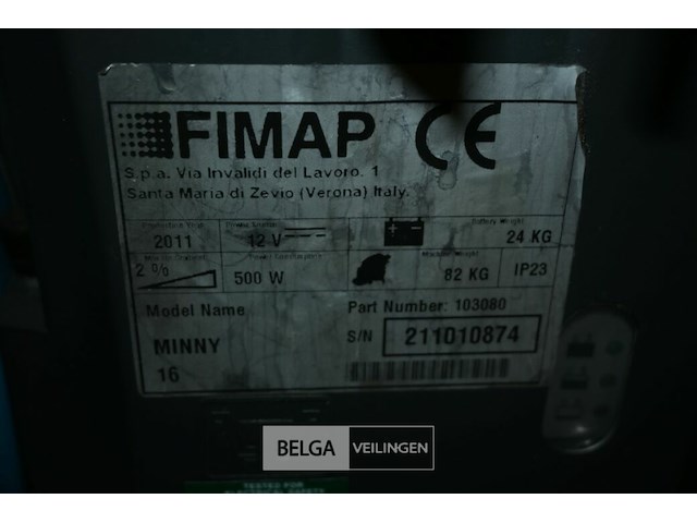 Gesco minny 16 schrob- / zuigmachine - afbeelding 7 van  7