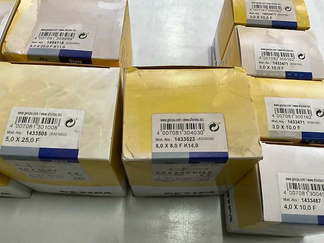 Gesipa diverse blindklinknagels (9x) - afbeelding 3 van  5