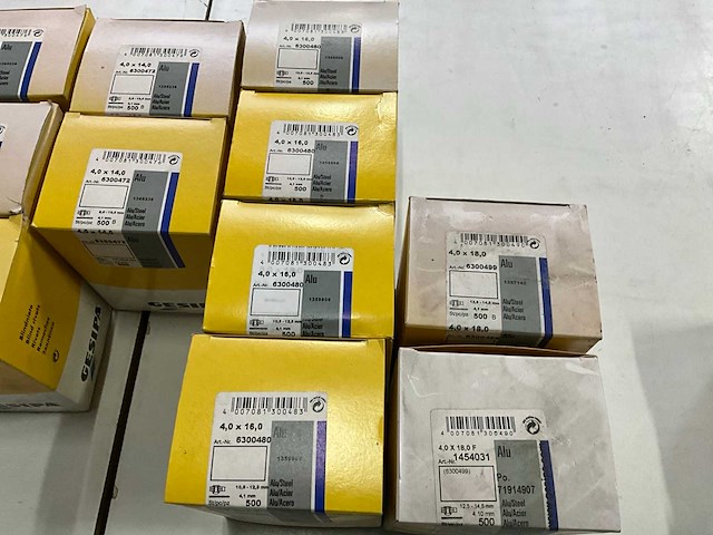 Gesipa diverse maten blindklinknagels (13x) - afbeelding 6 van  8