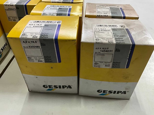 Gesipa diverse maten blindklinknagels (13x) - afbeelding 7 van  8