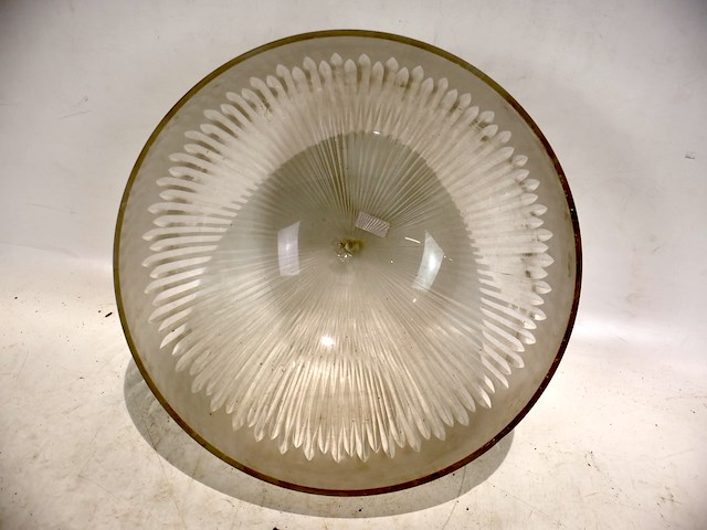 Geslepen glazen lampenkap - afbeelding 3 van  4