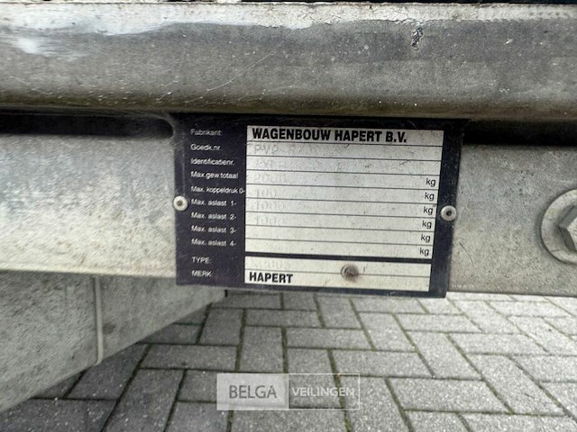 Gesloten aanhangwagen hapert met verlaagde oprijklep - afbeelding 15 van  25