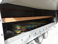 Gesloten kipaanhangwagen saris - afbeelding 4 van  15