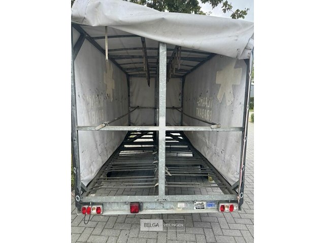 Gesloten zeil aanhangwagen drowa (fietsvervoer 30x) met disselbak - afbeelding 5 van  36