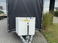 Gesloten zeil aanhangwagen drowa (fietsvervoer) met disselbak