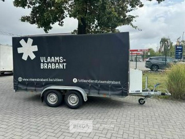 Gesloten zeil aanhangwagen drowa (fietsvervoer) met disselbak - afbeelding 30 van  36