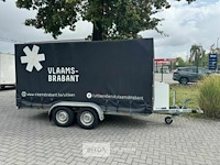 Gesloten zeil aanhangwagen drowa (fietsvervoer) met disselbak - afbeelding 30 van  36