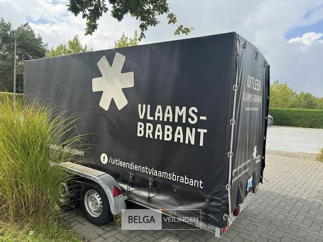 Gesloten zeil aanhangwagen drowa (fietsvervoer) met disselbak - afbeelding 33 van  36