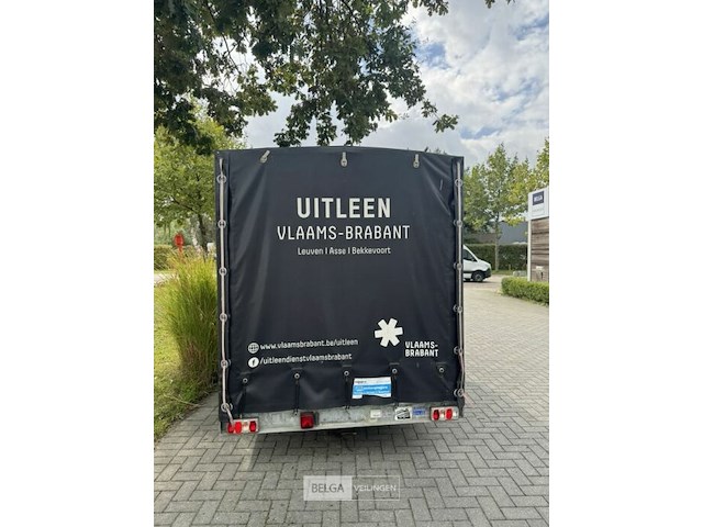 Gesloten zeil aanhangwagen drowa (fietsvervoer) met disselbak - afbeelding 35 van  36