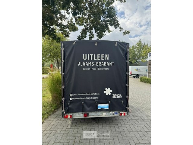 Gesloten zeil aanhangwagen drowa (fietsvervoer) met disselbak - afbeelding 36 van  36
