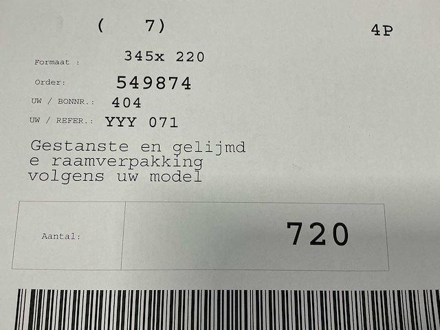 Gestanste en gelijmde raamverpakking - afbeelding 4 van  4