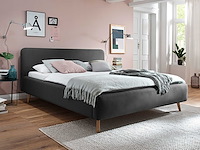 Gestoffeerd bed tony 160x200 - antraciet - afbeelding 1 van  2