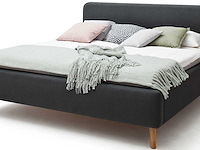 Gestoffeerd bed tony 160x200 - antraciet - afbeelding 2 van  2