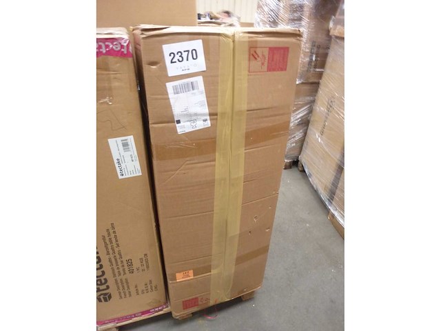 Gestoffeerde opbergdoos met halve cirkelvormige kant van het bed - afbeelding 9 van  9