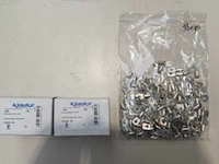 Getinte koperen buisvormige lugs 10 mm - m5-terminal (282x)