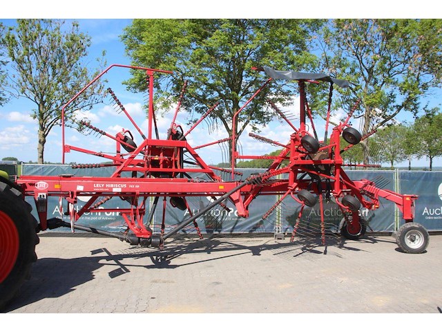 Getrokken hark lely hibiscus 765 sd 2010 met zijafleg - afbeelding 1 van  1