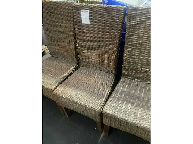 Gevlochten stoel (3x) - afbeelding 3 van  4