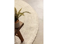 Gevlochten tapijt - crème diameter 200 cm - afbeelding 3 van  6