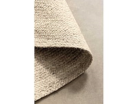 Gevlochten tapijt - crème diameter 200 cm - afbeelding 4 van  6