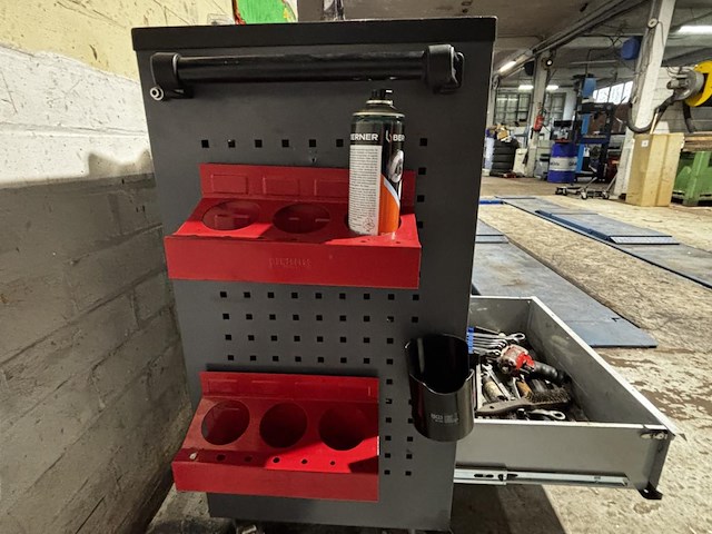 Gevulde verrijdbare werkkar kraftwerk - afbeelding 10 van  10