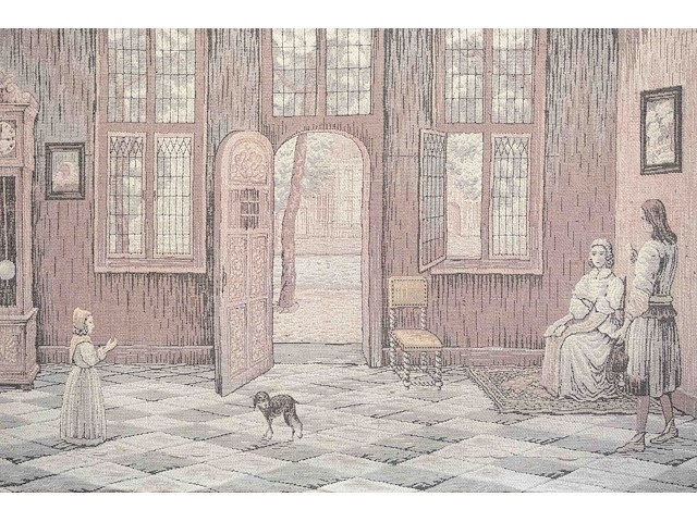 Geweven wandtapijt - afbeelding 2 van  2