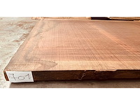 Gezaagd bubinga massief tafelblad ovendroog - afbeelding 2 van  5