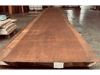 Gezaagd bubinga massief tafelblad ovendroog - afbeelding 1 van  5