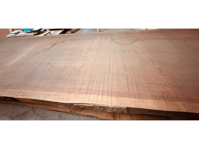 Gezaagd bubinga massief tafelblad ovendroog - afbeelding 5 van  5