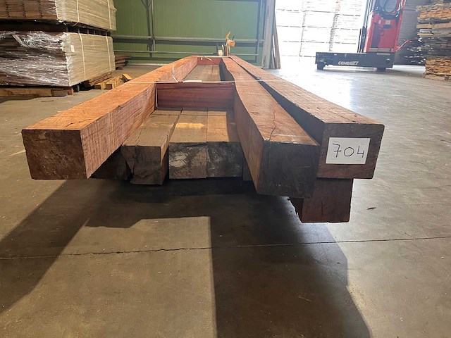 Gezaagd bubinga massief tafelblad ovendroog - afbeelding 3 van  5