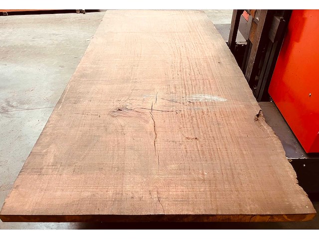 Gezaagd bubinga massief tafelblad ovendroog - afbeelding 1 van  1